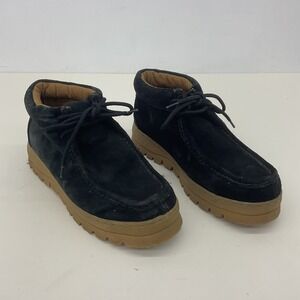 SAO Men's Chukka Boots Black Suede Size 9.5 Preowned